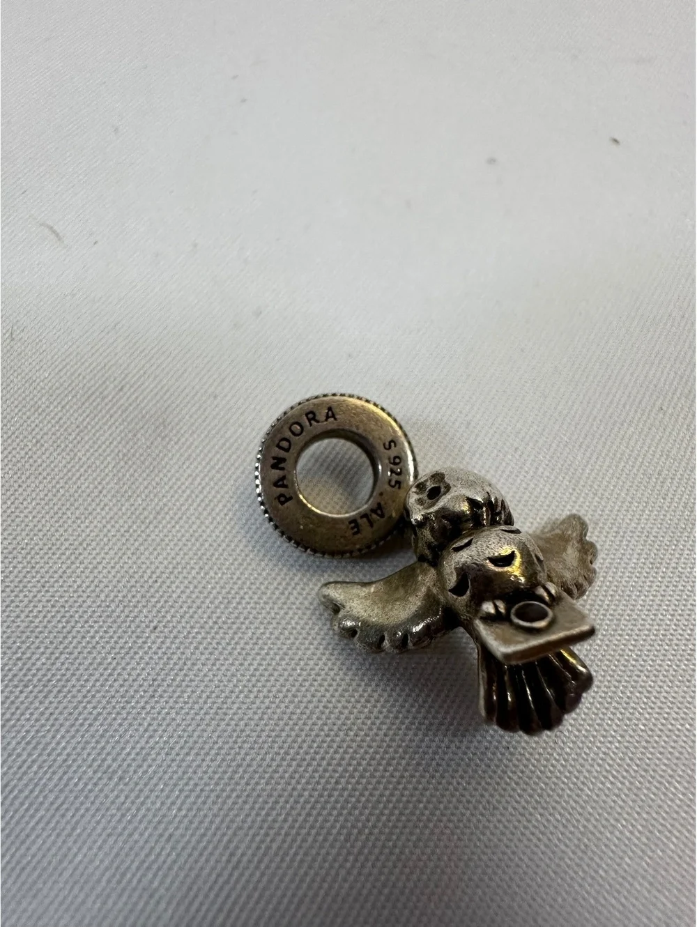 Pandora x Harry Potter Hedwig Owl dangle charm Sterling silver